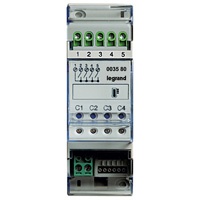 Actionneur modulaire 4 relais gestion de température MyHOME_Up - 2 modules