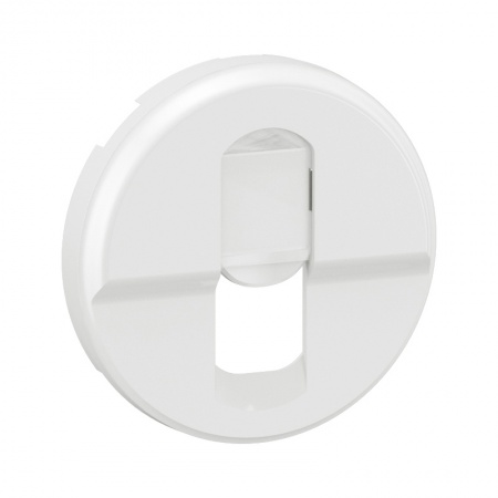 Enjoliveur prise simple RJ45 Céliane - Blanc