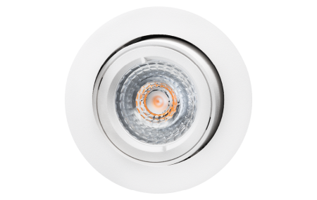 Jupiter downlight extérieur blanc faisceau 35° GU10 classe II IP23