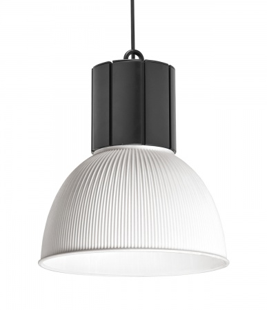 Lexa - suspension ø316mm, noir / blanc, led intég. 40w 80° 3000k 4000lm