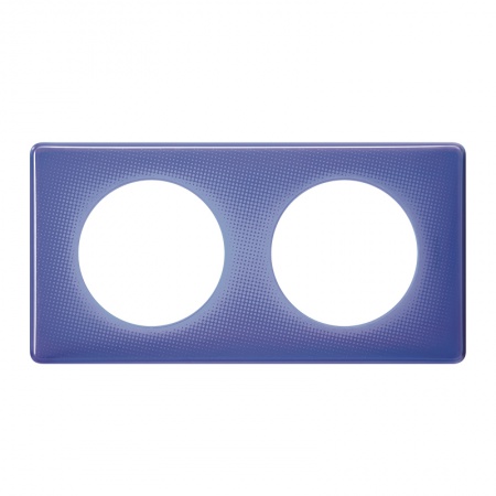 Plaque 2p violet 90s