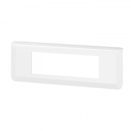 Plaque 6 modules blanc