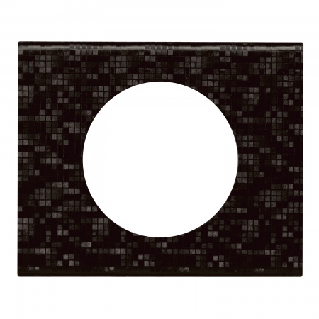 Plaque matiere 1p cuir pixel