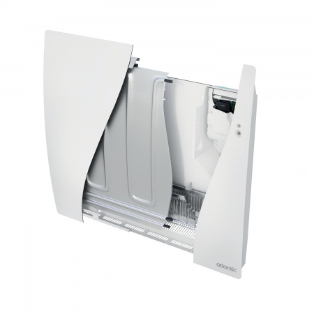 Radiateur connecté pilotage intelligent agilia horizontal 1250w blanc carat