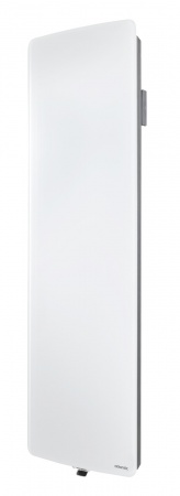 Radiateur verre connecté Verali vertical 1500W blanc brillant