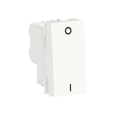 Unica - interrupteur bipolaire - 16a - 1 mod - blanc - méca seul