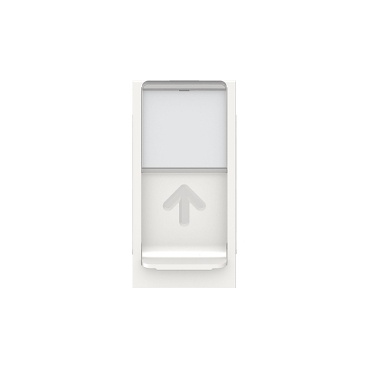 Unica - prise pour 1 rj45 keystone/systimax - 1 mod - blanc - méca seul