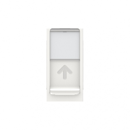 Unica - prise pour 1 rj45 keystone/systimax - 1 mod - blanc - méca seul