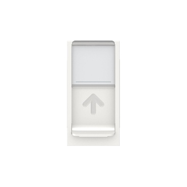 Unica - prise rj45 simple - cat 6 stp - 1 mod - blanc - méca seul