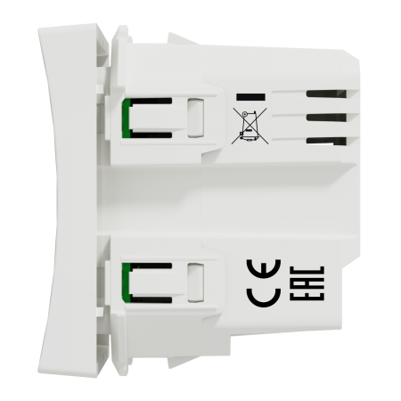 Wiser unica - bouton poussoir - 10a - zigbee - blanc - méca seul